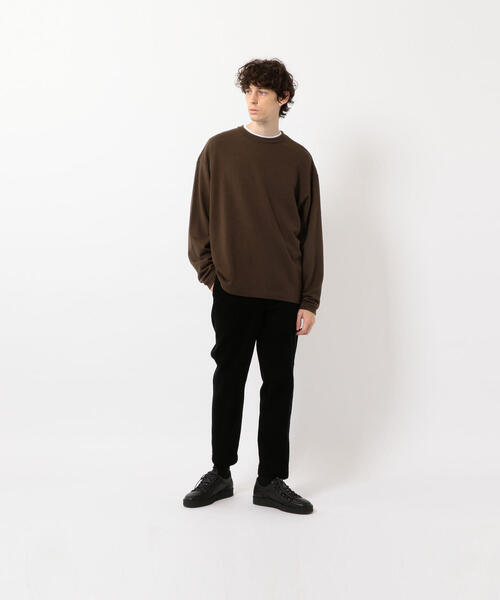 Steven Alan（スティーブンアラン）の「＜Steven Alan＞ ORGANIC URAKE LONG SLEEVE/スウェット（Tシャツ/カットソー・メンズ・ナチュラル/ダークグレー/ダークブラウン・LARGE/SMALL/X-LARGE/MEDIUM）」の13枚目の写真