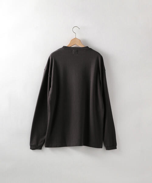Steven Alan（スティーブンアラン）の「＜Steven Alan＞ ORGANIC URAKE LONG SLEEVE/スウェット（Tシャツ/カットソー・メンズ・ナチュラル/ダークグレー/ダークブラウン・LARGE/SMALL/X-LARGE/MEDIUM）」の7枚目の写真