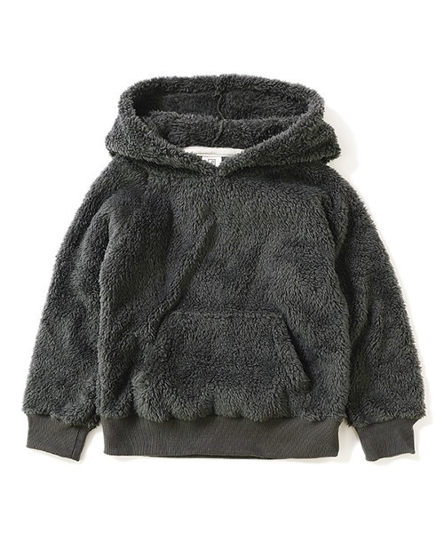 devirock(デビロック)の「ボアフリースプルパーカー(パーカー・キッズ・ベージュ/ブラウン/モカ/チャコール/ダークベージュ・110cm/100cm/120cm/130cm/140cm/150cm/160cm)」の10枚目の写真