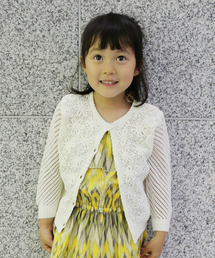 green label relaxing | 【KIDS】レース スカシアミ カーディガン ◆(カーディガン/ボレロ)