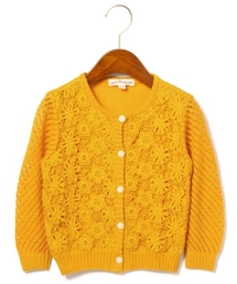 green label relaxing | 【KIDS】レース スカシアミ カーディガン ◆(カーディガン/ボレロ)