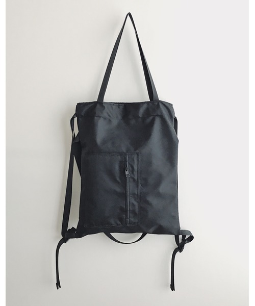 Niell（ニール）の「3WAY ナイロン マルチストラップ ナップサック（バックパック/リュック）」 WEAR