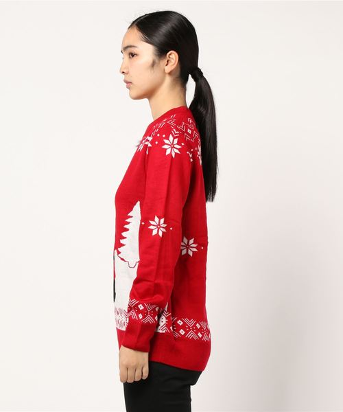 UGLY（アグリー）の「UGLY アグリー クリスマスダサセーター（ニット/セーター・レディース・レッド/グリーン/ブラック系その他/レッド系その他/ブラック系その他2・SMALL/LARGE）」の11枚目の写真