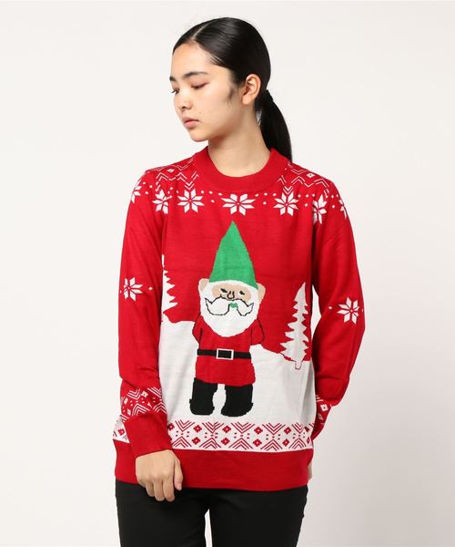 UGLY（アグリー）の「UGLY アグリー クリスマスダサセーター（ニット/セーター・レディース・レッド/グリーン/ブラック系その他/レッド系その他/ブラック系その他2・SMALL/LARGE）」の14枚目の写真
