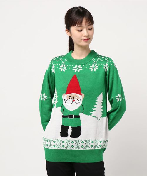 UGLY（アグリー）の「UGLY アグリー クリスマスダサセーター（ニット/セーター・レディース・レッド/グリーン/ブラック系その他/レッド系その他/ブラック系その他2・SMALL/LARGE）」の15枚目の写真