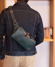 HALEINE（アレンヌ）の「[HALEINE]牛革ボディバッグ日本製（ボディバッグ/ウエストポーチ）」