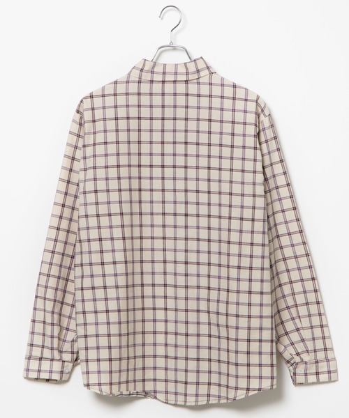 DING(ディング)の「DING/チェックシャツ(シャツ/ブラウス・レディース・ネイビー/グリーン/アイボリー・FREE)」の14枚目の写真