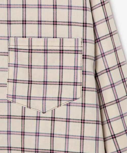 DING(ディング)の「DING/チェックシャツ(シャツ/ブラウス・レディース・ネイビー/グリーン/アイボリー・FREE)」の16枚目の写真