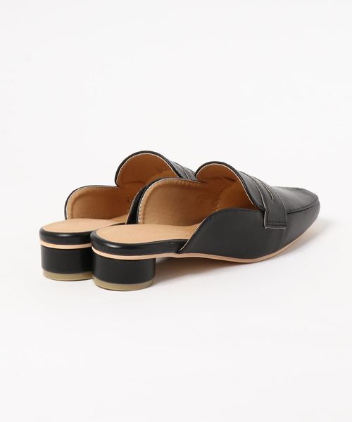 KOBE LETTUCE（コウベレタス）の「コインローファーバブーシュ（サンダル・レディース・ブラック/ブラウン系その他/ベージュ系その他/ホワイト/シルバー/その他・L/LL/M/S）」の8枚目の写真