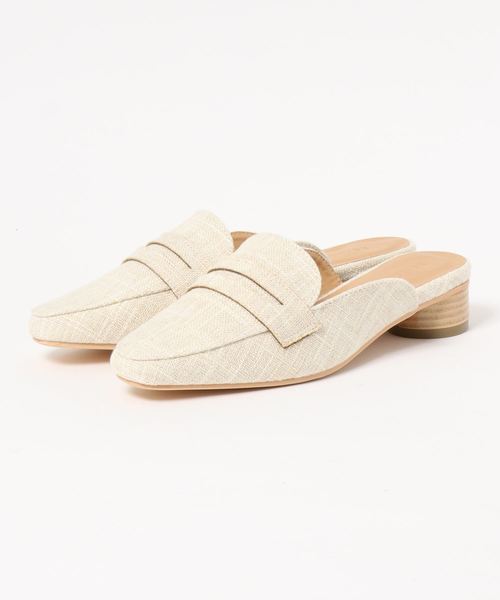 KOBE LETTUCE（コウベレタス）の「コインローファーバブーシュ（サンダル・レディース・ブラック/ブラウン系その他/ベージュ系その他/ホワイト/シルバー/その他・L/LL/M/S）」の19枚目の写真