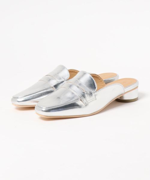 KOBE LETTUCE（コウベレタス）の「コインローファーバブーシュ（サンダル・レディース・ブラック/ブラウン系その他/ベージュ系その他/ホワイト/シルバー/その他・L/LL/M/S）」の18枚目の写真