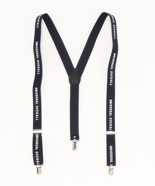 UNIVERSAL OVERALL（ユニバーサルオーバーオール）の「《UNIVERSAL OVERALL（ユニバーサルオーバーオール）》ロゴプリントサスペンダー（サスペンダー・レディース・グレー/ネイビー/ベージュ/ブラック・FREE）」の7枚目の写真