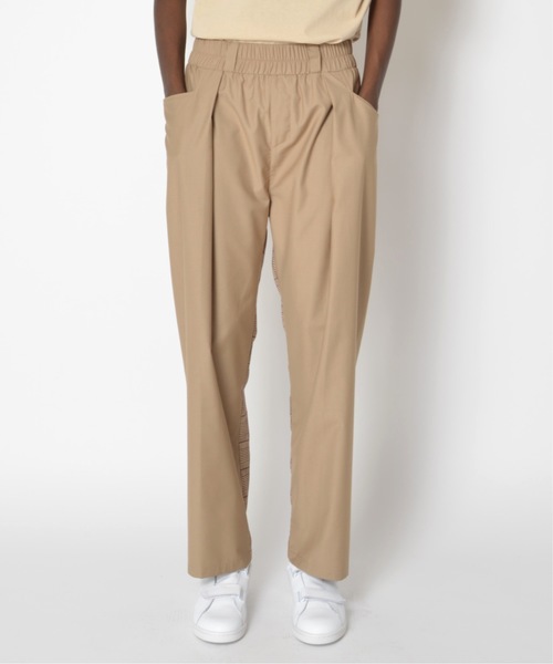 SUPERTHANKS（スーパーサンクス）の「タックワイドテーパードパンツ■セットアップ対応■（ユニセックス）（スラックス・メンズ・ブラック系その他/グレー系その他/ベージュ系その他/ブルー系その他・SMALL/MEDIUM/LARGE）」の13枚目の写真