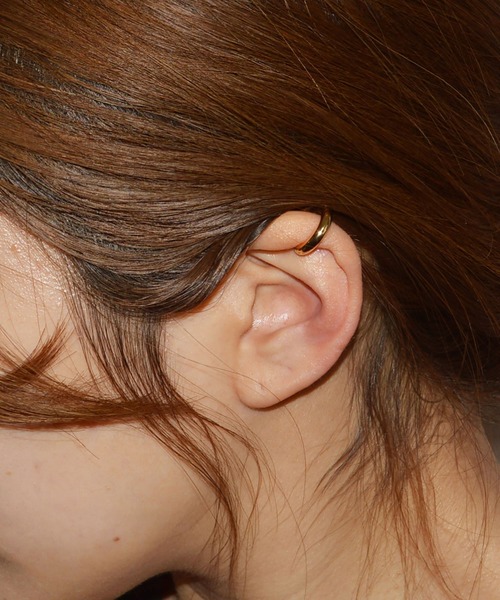 BROTHERHOOD（ブラザーフッド）の「【BROTHERHOOD】シンプルメタルフープ片耳イヤーカフ（イヤーカフ・メンズ・シルバー/ゴールド/B/A/C/D・FREE）」の9枚目の写真