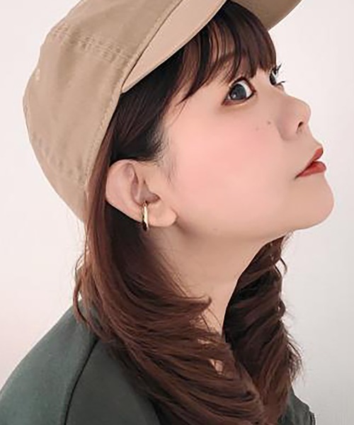 BROTHERHOOD（ブラザーフッド）の「【BROTHERHOOD】シンプルメタルフープ片耳イヤーカフ（イヤーカフ・メンズ・シルバー/ゴールド/B/A/C/D・FREE）」の16枚目の写真