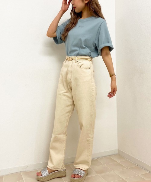 apres jour（アプレジュール）の「apresjourロゴＴ【ZOZOTOWN限定アイテム】【5AP】（Tシャツ/カットソー・レディース・ライトブルー/オフホワイト/その他/ライトピンク・フリー）」の14枚目の写真