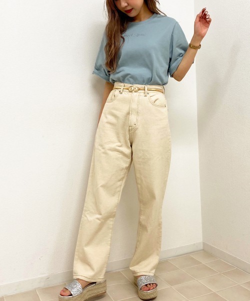 apres jour（アプレジュール）の「apresjourロゴＴ【ZOZOTOWN限定アイテム】【5AP】（Tシャツ/カットソー・レディース・ライトブルー/オフホワイト/その他/ライトピンク・フリー）」の16枚目の写真