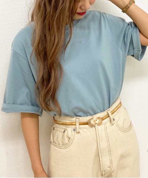 apres jour（アプレジュール）の「apresjourロゴＴ【ZOZOTOWN限定アイテム】【5AP】（Tシャツ/カットソー・レディース・ライトブルー/オフホワイト/その他/ライトピンク・フリー）」の11枚目の写真
