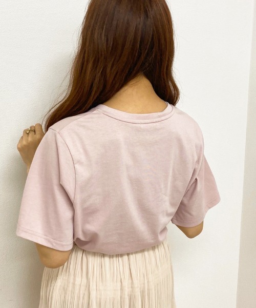 apres jour（アプレジュール）の「apresjourロゴＴ【ZOZOTOWN限定アイテム】【5AP】（Tシャツ/カットソー・レディース・ライトブルー/オフホワイト/その他/ライトピンク・フリー）」の20枚目の写真