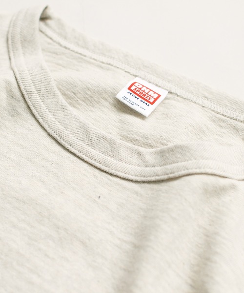 Denime（ドゥニーム）の「【MADE IN JAPAN】HEATHER CREW NECK TEE（Tシャツ/カットソー・メンズ・オートミール/杢グレー・SMALL/MEDIUM/LARGE/X-LARGE）」の9枚目の写真