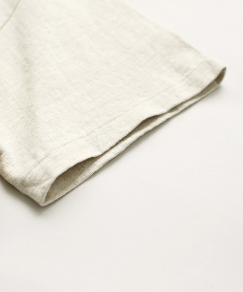 Denime（ドゥニーム）の「【MADE IN JAPAN】HEATHER CREW NECK TEE（Tシャツ/カットソー・メンズ・オートミール/杢グレー・SMALL/MEDIUM/LARGE/X-LARGE）」の10枚目の写真