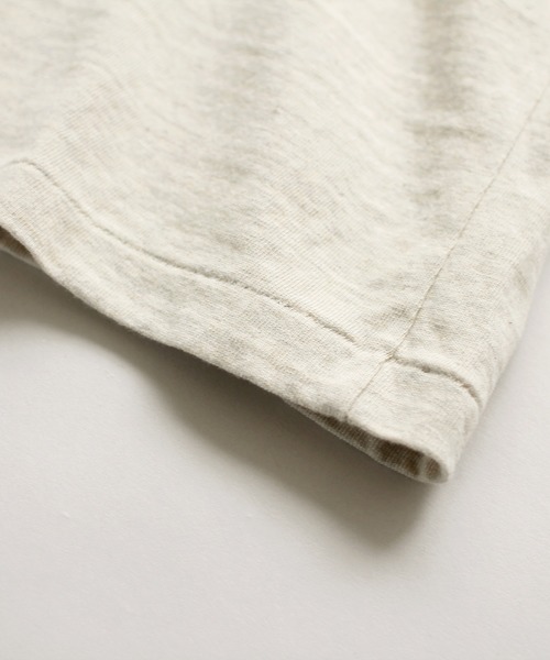 Denime（ドゥニーム）の「【MADE IN JAPAN】HEATHER CREW NECK TEE（Tシャツ/カットソー・メンズ・オートミール/杢グレー・SMALL/MEDIUM/LARGE/X-LARGE）」の11枚目の写真