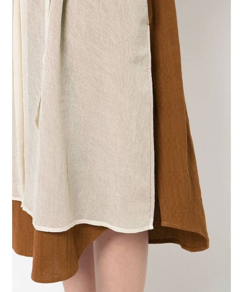 dazzlin（ダズリン）の「バイカラーシャツワンピース（ワンピース・レディース・オフホワイト/その他1/ブルー・FREE）」の22枚目の写真