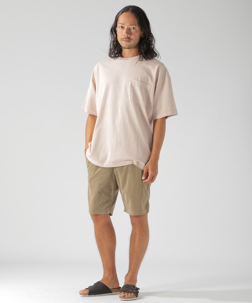 BAYFLOW(ベイフロー)の「WEB限定 USAコットンピグメントビッグTシャツ(Tシャツ/カットソー・メンズ・ブラック/ベージュ/グレー/レッド/ブルー・MEDIUM/LARGE)」の19枚目の写真