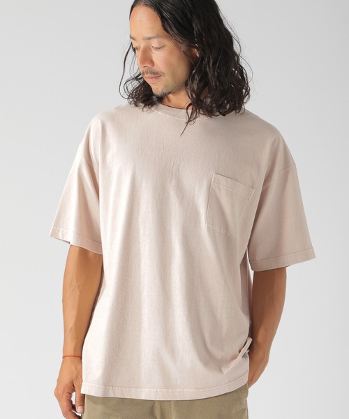 BAYFLOW(ベイフロー)の「WEB限定 USAコットンピグメントビッグTシャツ(Tシャツ/カットソー・メンズ・ブラック/ベージュ/グレー/レッド/ブルー・MEDIUM/LARGE)」の22枚目の写真