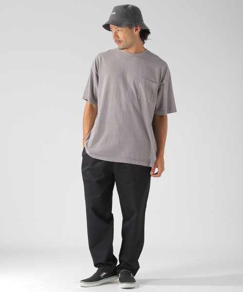 BAYFLOW(ベイフロー)の「WEB限定 USAコットンピグメントビッグTシャツ(Tシャツ/カットソー・メンズ・ブラック/ベージュ/グレー/レッド/ブルー・MEDIUM/LARGE)」の11枚目の写真