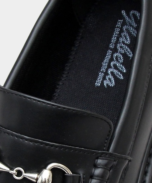 glabella（グラベラ）の「厚底 プラットフォームソール ビットローファー（ローファー・メンズ・ブラック・S/M/L）」の7枚目の写真