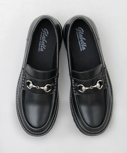 glabella（グラベラ）の「厚底 プラットフォームソール ビットローファー（ローファー・メンズ・ブラック・S/M/L）」の14枚目の写真