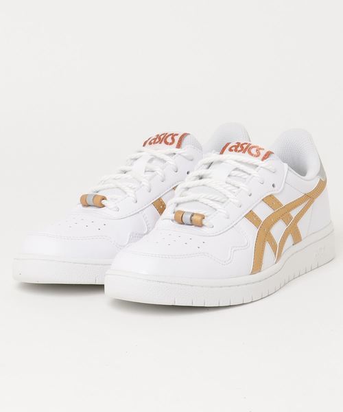 ASICS(アシックス)の「asics アシックス JAPAN S WHITE/GOLD(スニーカー・メンズ・ホワイト系その他・28.0cm/25.5cm/27.0cm/25.0cm/30.0cm/26.0cm/24.5cm/29.0cm/26.5cm/24.0cm/28.5cm/23.5cm/27.5cm)」の1枚目の写真
