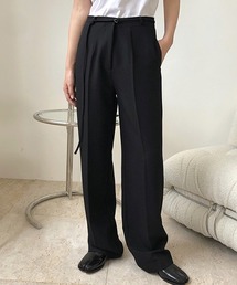 【chuclla】Center crease straight slacks chw1362