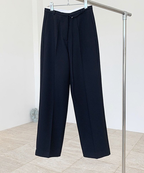 chuclla(チュクラ)の「【chuclla】Center crease straight slacks chw1362(スラックス・レディース・ブラック・S/M/L)」の13枚目の写真