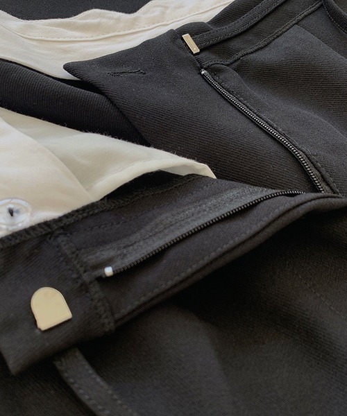 chuclla(チュクラ)の「【chuclla】Center crease straight slacks chw1362(スラックス・レディース・ブラック・S/M/L)」の16枚目の写真
