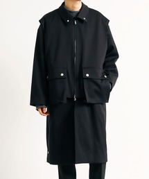 KIIT キート / P/C 3WAY LAYERED COAT ダブルフェイスレイヤードコート / KIH-C97-502