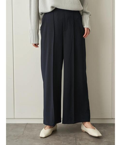 AMERICAN HOLIC（アメリカンホリック）の「センタータックドロストパンツ ＊（その他パンツ・レディース・ネイビー/ブラウン/モカ・M/L）」の4枚目の写真