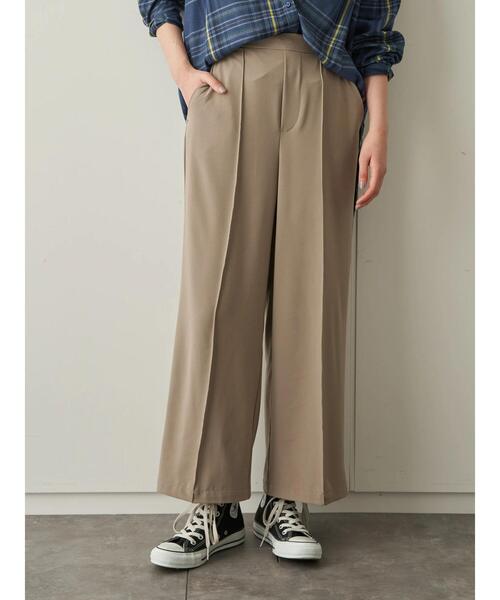 AMERICAN HOLIC（アメリカンホリック）の「センタータックドロストパンツ ＊（その他パンツ・レディース・ネイビー/ブラウン/モカ・M/L）」の7枚目の写真