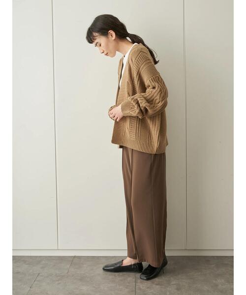 AMERICAN HOLIC（アメリカンホリック）の「センタータックドロストパンツ ＊（その他パンツ・レディース・ネイビー/ブラウン/モカ・M/L）」の19枚目の写真