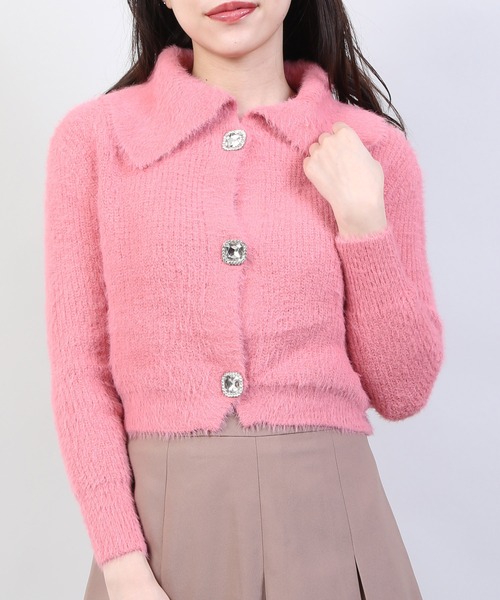 セール Wc ビジューボタンカーディガン カーディガン ボレロ Wc ダブル シー のファッション通販 Zozotown