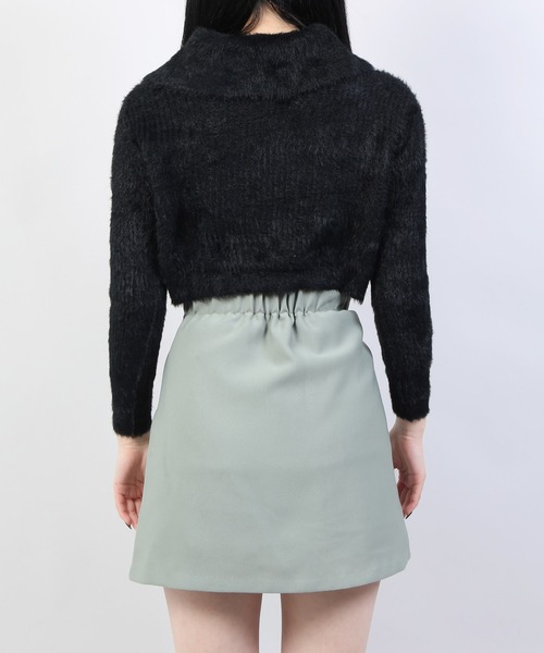 WC(ダブル シー)の「WC/ビジューボタンカーディガン(カーディガン/ボレロ・レディース・ピンク/ブラック/ホワイト・FREE)」の7枚目の写真