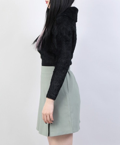 WC(ダブル シー)の「WC/ビジューボタンカーディガン(カーディガン/ボレロ・レディース・ピンク/ブラック/ホワイト・FREE)」の8枚目の写真