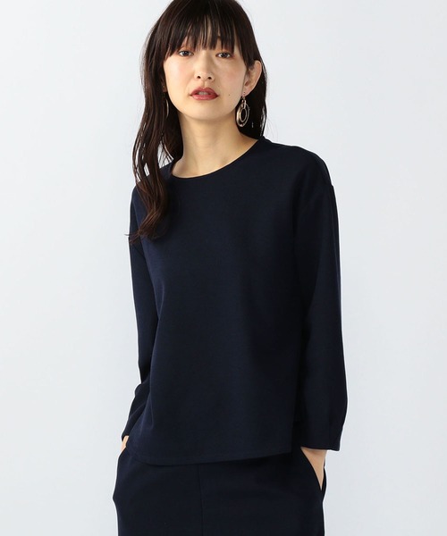 A/C DESIGN BY ALPHA CUBIC(エーシーデザインバイアルファキュービック)の「ソロテックスカノコプルオーバー(Tシャツ/カットソー・レディース・モカ/ネイビー/カーキ・M/LL/L)」の3枚目の写真