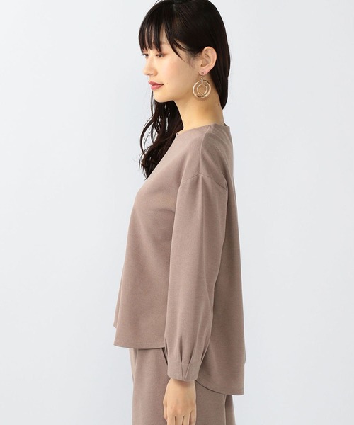 A/C DESIGN BY ALPHA CUBIC(エーシーデザインバイアルファキュービック)の「ソロテックスカノコプルオーバー(Tシャツ/カットソー・レディース・モカ/ネイビー/カーキ・M/LL/L)」の8枚目の写真