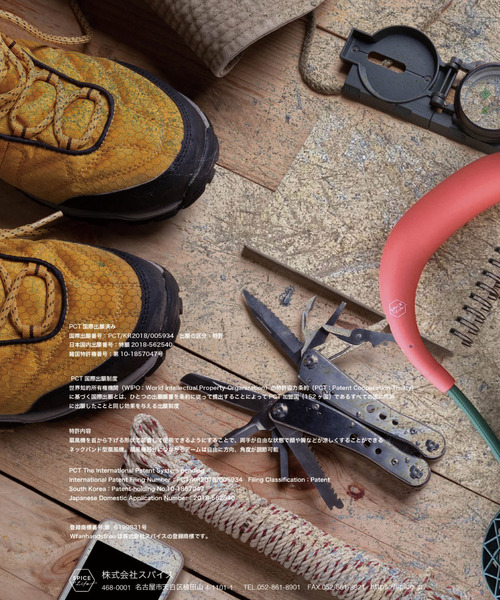 SPICE OF LIFE（スパイス オブ ライフ）の「【正規品/在庫限り】両手が使える ハンズフリー扇風機「WFan(ダブルファン) ヨガエアー」カモフラージュ（アウトドアグッズ・メンズ・カーキ・ONE SIZE）」の6枚目の写真