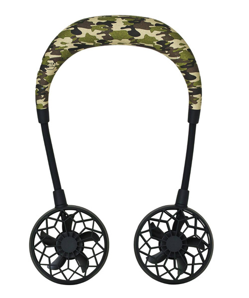 SPICE OF LIFE（スパイス オブ ライフ）の「【正規品/在庫限り】両手が使える ハンズフリー扇風機「WFan(ダブルファン) ヨガエアー」カモフラージュ（アウトドアグッズ・メンズ・カーキ・ONE SIZE）」の19枚目の写真