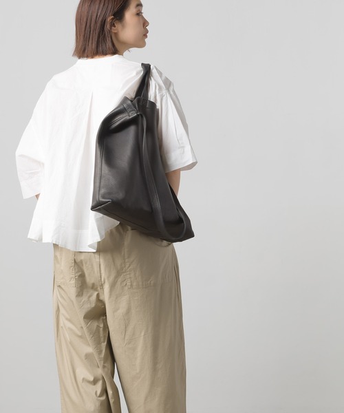 OMNES(オムネス)の「リーニエントタイプライター2枚仕立てパンツ(その他パンツ・レディース・ホワイト/ベージュ/チャコール・FREE)」の16枚目の写真