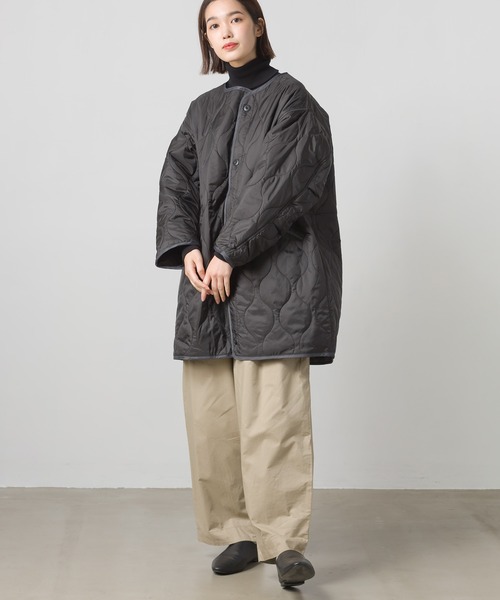 OMNES(オムネス)の「リーニエントタイプライター2枚仕立てパンツ(その他パンツ・レディース・ホワイト/ベージュ/チャコール・FREE)」の17枚目の写真