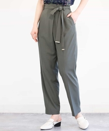 MK MICHEL KLEIN | 【洗える】ラップディティール　ベルト付きパンツ(その他パンツ)